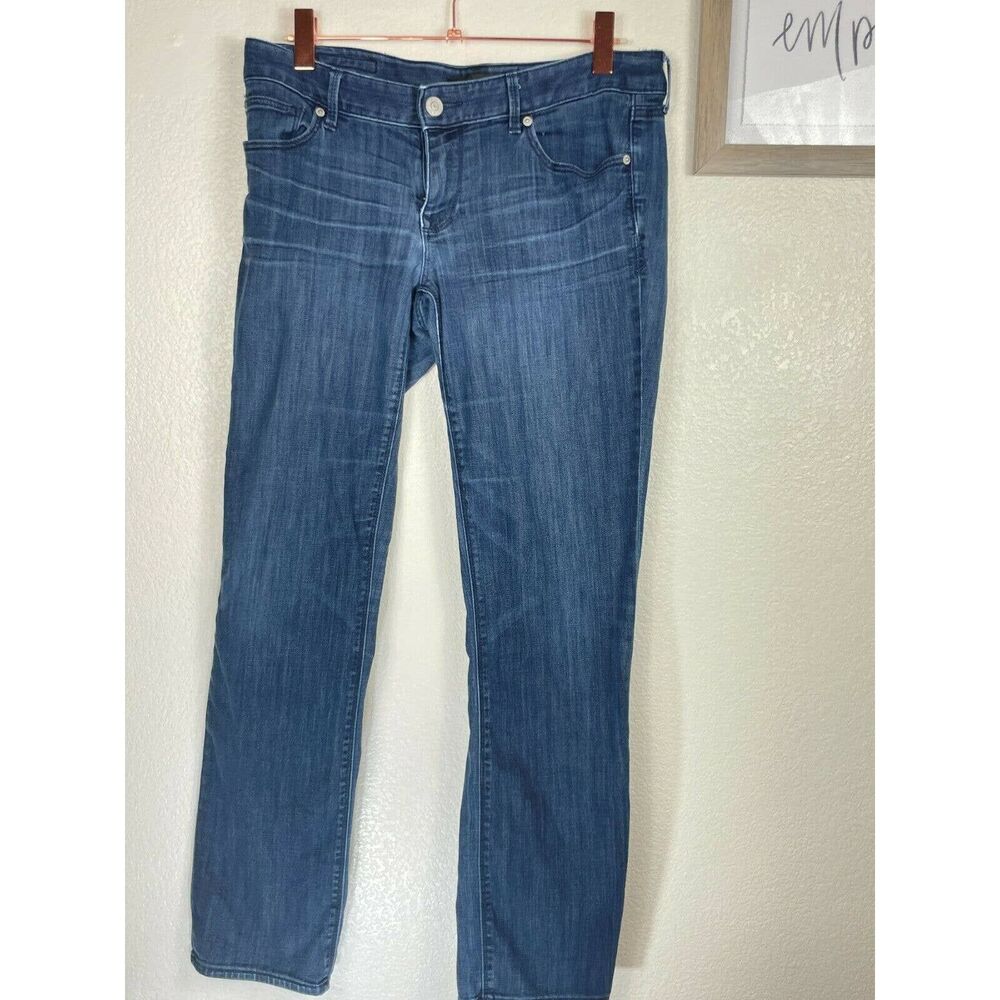 Express Jeans Women's Stella Low Rise Skinny 34" x 31" Dark Wash